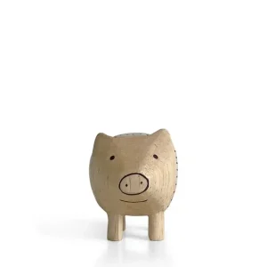 MIYA Company Pigs^T-Lab Wooden Animal Zodiac Pig
