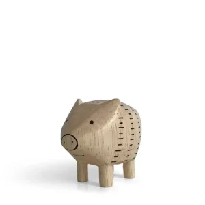 MIYA Company Pigs^T-Lab Wooden Animal Zodiac Pig