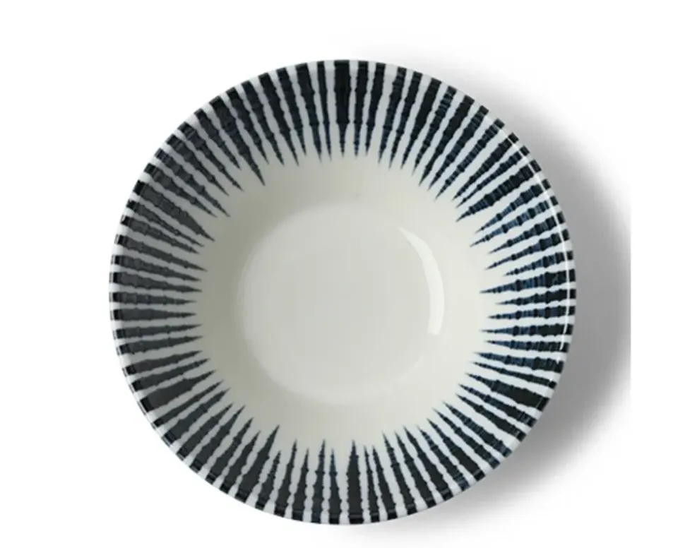 tokusa_blue__ramen_bowl_3.webp MIYA Company Ramen Bowls^Tokusa Blue 8.25" Ramen Bowl