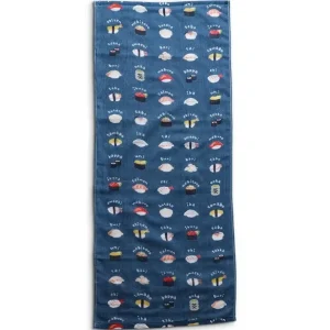 MIYA Company Towels^Towel Blue Sushi