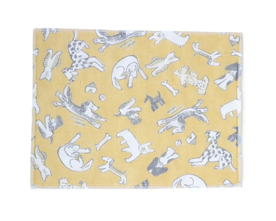 towel_fuukin_dogs_yellow_1.webp MIYA Company Dogs^Towel Fuukin Dogs Yellow