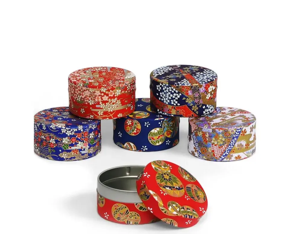 washi_paper_tea_canister_2.webp MIYA Company Teaware Accessories^Washi Paper Tea Canister