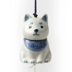 MIYA Company Dogs^Wind Chime Shiba Blue/White